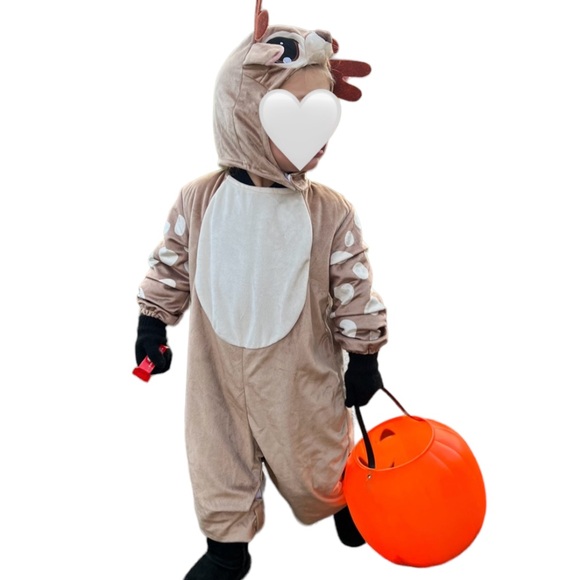 Fawn deer Halloween costume baby 12-18 month toddler suit set - Picture 1 of 7